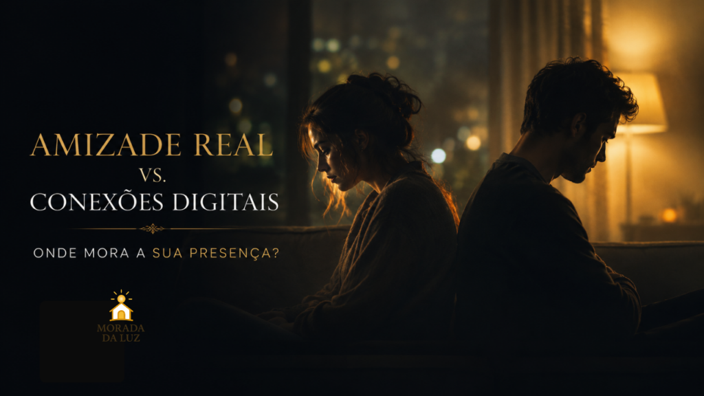 Amizade Real vs. Conexões Digitais: Onde Mora a Sua Presença?